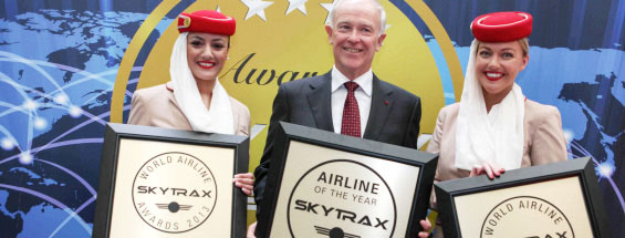 Melhor companhia aéreas do mundo 2013 - Prêmio SkyTrax Emirates 2013