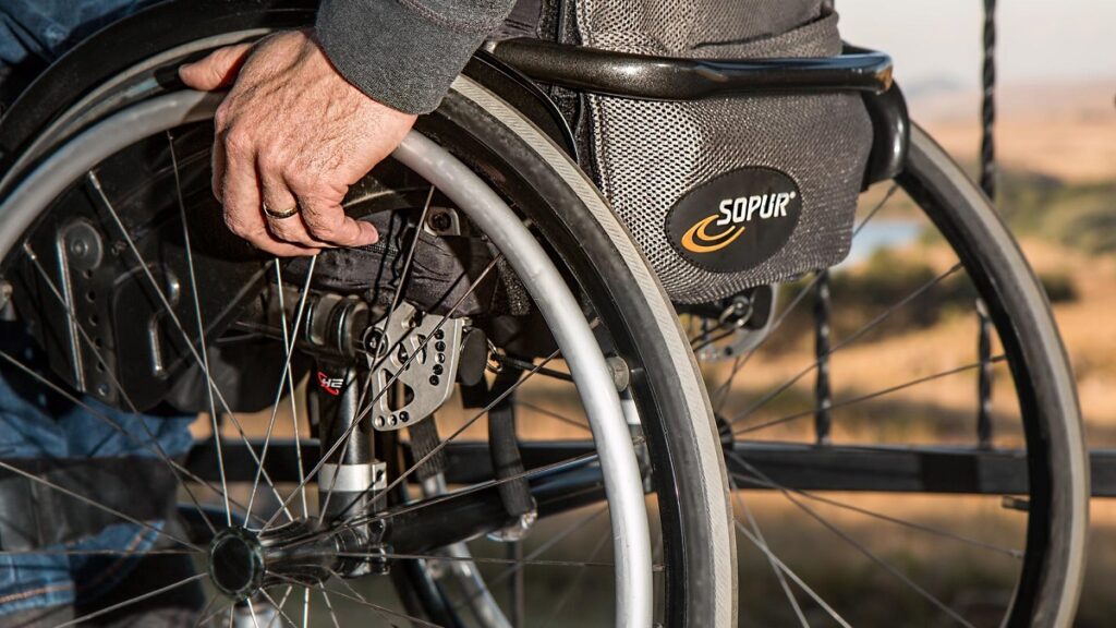 Cadeira de rodas, setor de acessibilidade