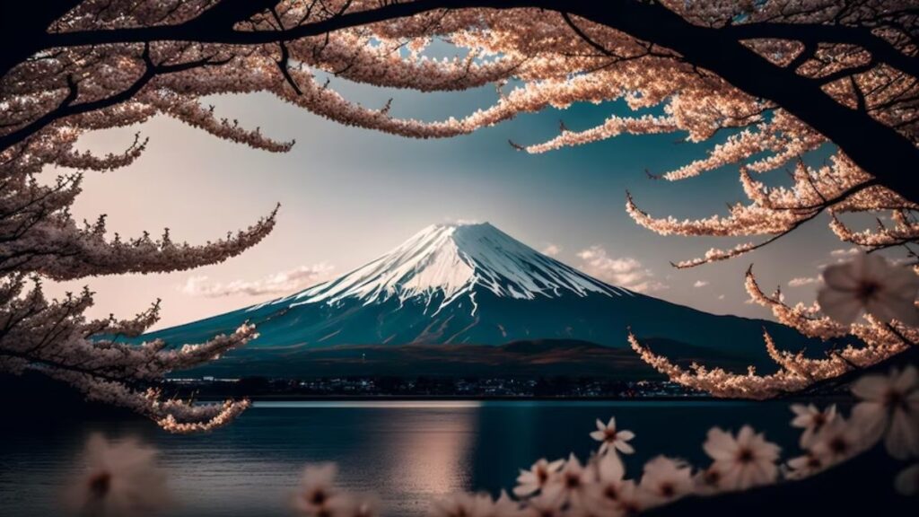 Um dos principais Pontos turísticos do Japão, Monte Fuji 