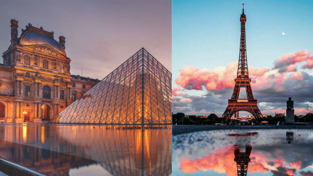Duas imagens de Paris
