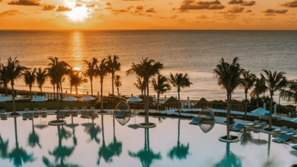 Pôr do sol Cancun